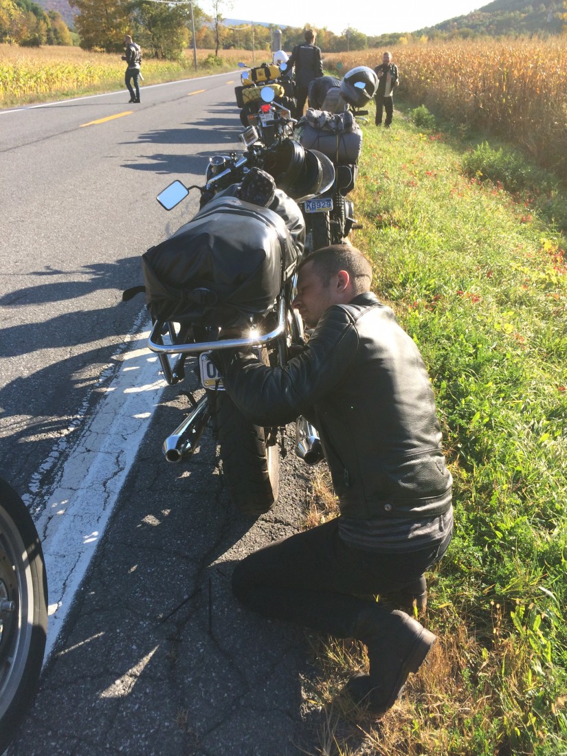 I won’t single out anyone specific but we had a few impromptu roadside repair sessions…